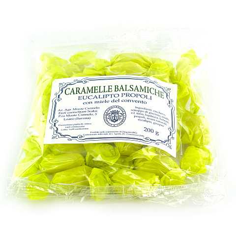 Caramelle balsamiche dei Frati Carmelitani Scalzi - Miele, eucalipto e propoli - Azienda agricola 