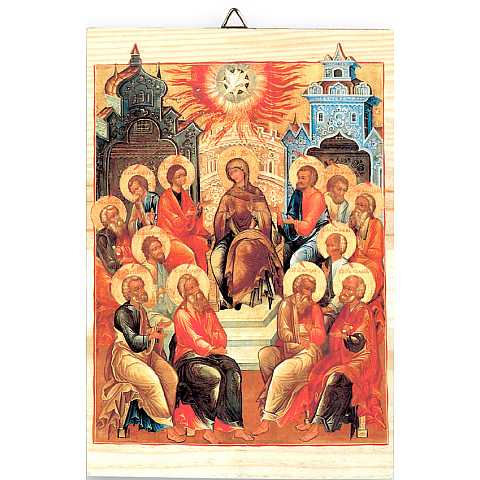 Quadretto Discesa dello Spirito Santo - 14 x 10 cm 
