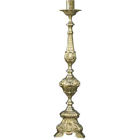 Candeliere in bronzo Barocco ricco - 140 cm