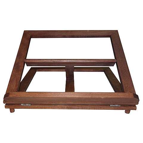 Leggio economico da tavolo in legno - 34x28 cm