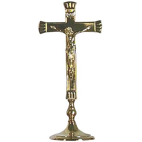 Croce in ottone senza base - 20 cm 