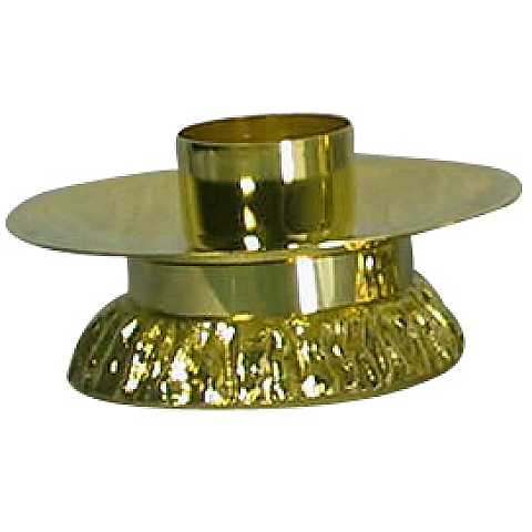 Candeliere in metallo dorato - Ø 15 cm
