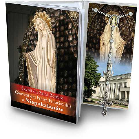Libretto con rosario Madonna del Convento di NiepoKalanow - francese