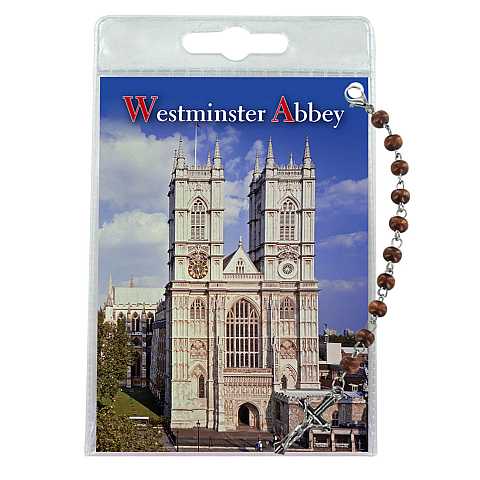 Decina dell Abbazia di Westminster con blister trasparente e preghiera in inglese