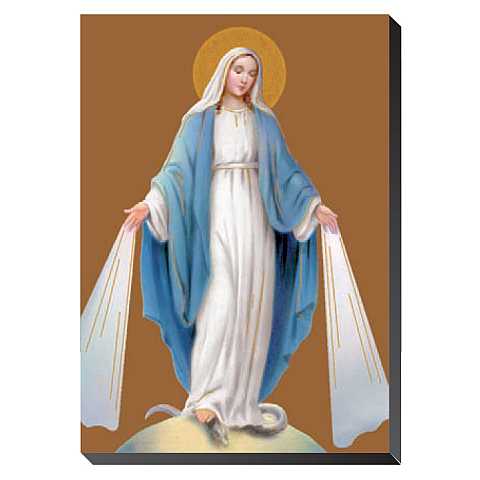 Icona Madonna Miracolosa da tavolo - 9,5 x 6,3 cm