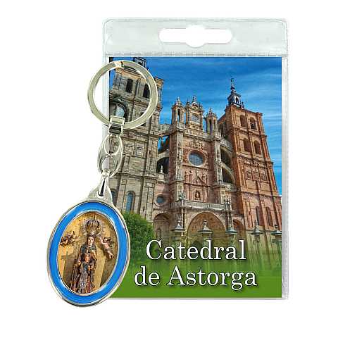 Portachiavi Catedral de Astorga con preghiera in spagnolo