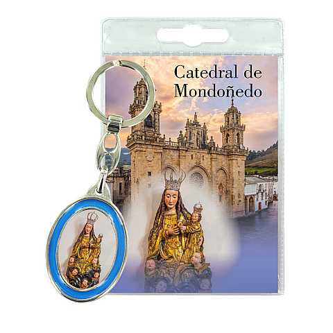 Portachiavi Catedral de Mondonedo con preghiera in spagnolo