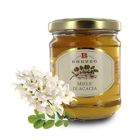 Miele Europeo di Acacia, 12 Vasetti da 250 Grammi  (Tot. 3 kg)