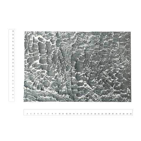 Sfondo Presepe Superficie Tipo Roccia, Foglio di Sughero Sagomato, Grigio, 30 x 20 x 1 Cm