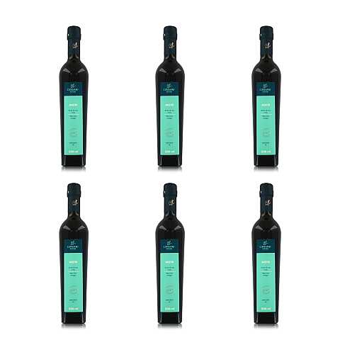 Cipriani Aceto di Vino Rosso Italiano Invecchiato in Botti di Rovere e Ottenuto da Procedimento Antico / Tradizionale, Aceto Aromatico a Bassa Acidità, 6 x 500 Ml