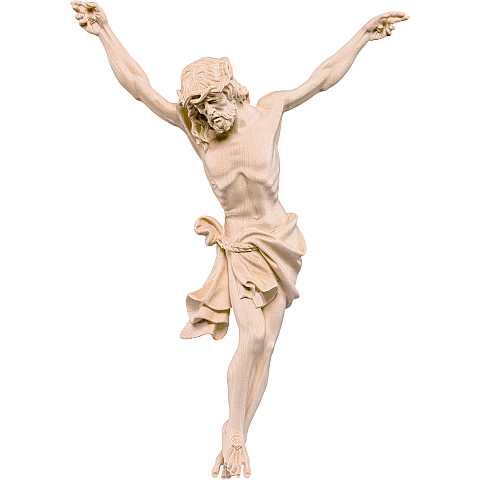 Corpo del Cristo delle Alpi per Crocifisso, Legno Naturale, Altezza: 110 Cm Circa - Demetz Deur