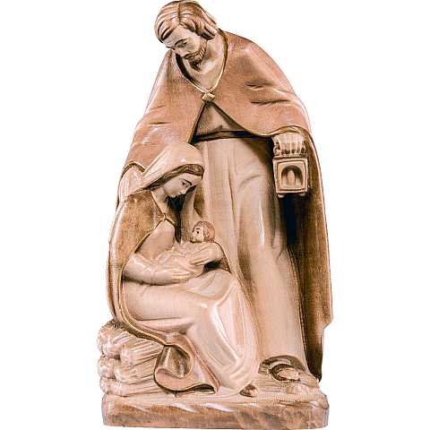 Gruppo natività Betlemme - Demetz - Deur - Statua in Legno Dipinta a Mano, Altezza pari a 20 cm.