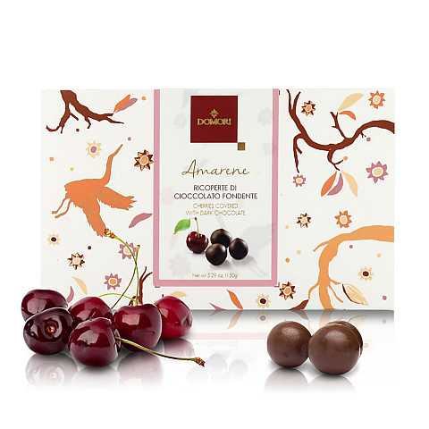 Amarene Ricoperte Di Cioccolato Fondente Arriba 62%, 150 Grammi