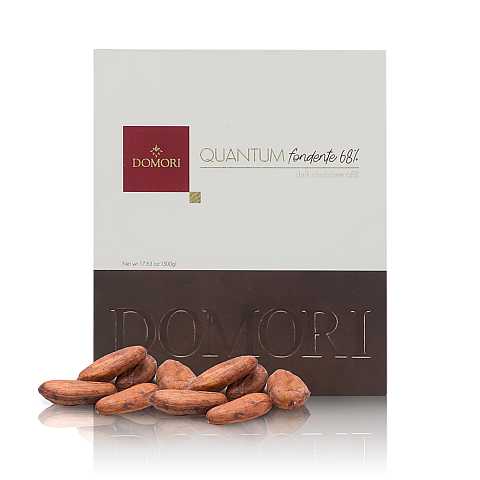 Quantum Tavoletta di Cioccolato Fondente Tanzania 68%, Formato Maxi, 500 Grammi