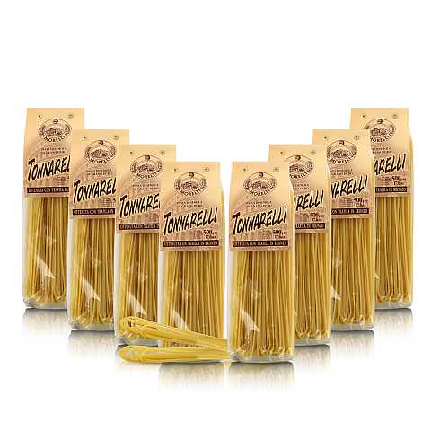 Spaghettoni Tonnarelli, pasta tipica regionale, 8 confezioni da 500 grammi