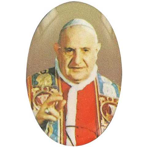 Adesivo resinato per rosario fai da te misura 1 - Papa Giovanni XXIII