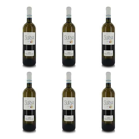 Principi di Butera Vino Surya Bianco Terre Siciliane IGT, 6 x 750 Ml